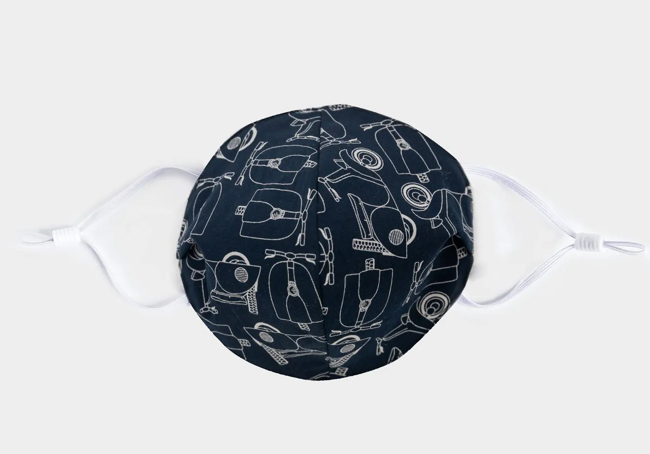 The Children’s Scooter Print 2-Layer Cone Shape Mask