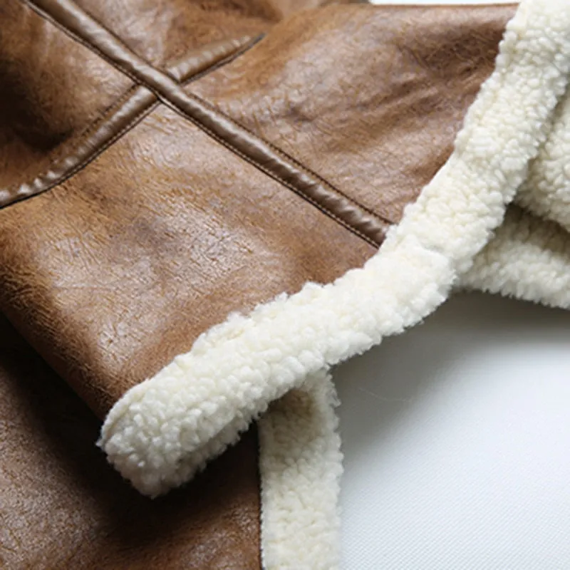 The Leather Lady Turtleneck Coat