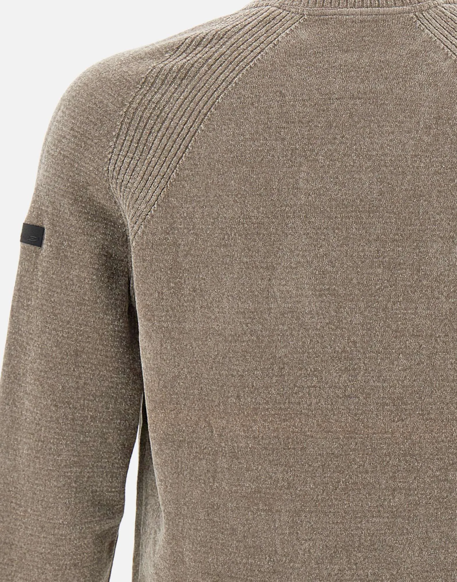 Velvet Effect Dove Gray Sweater