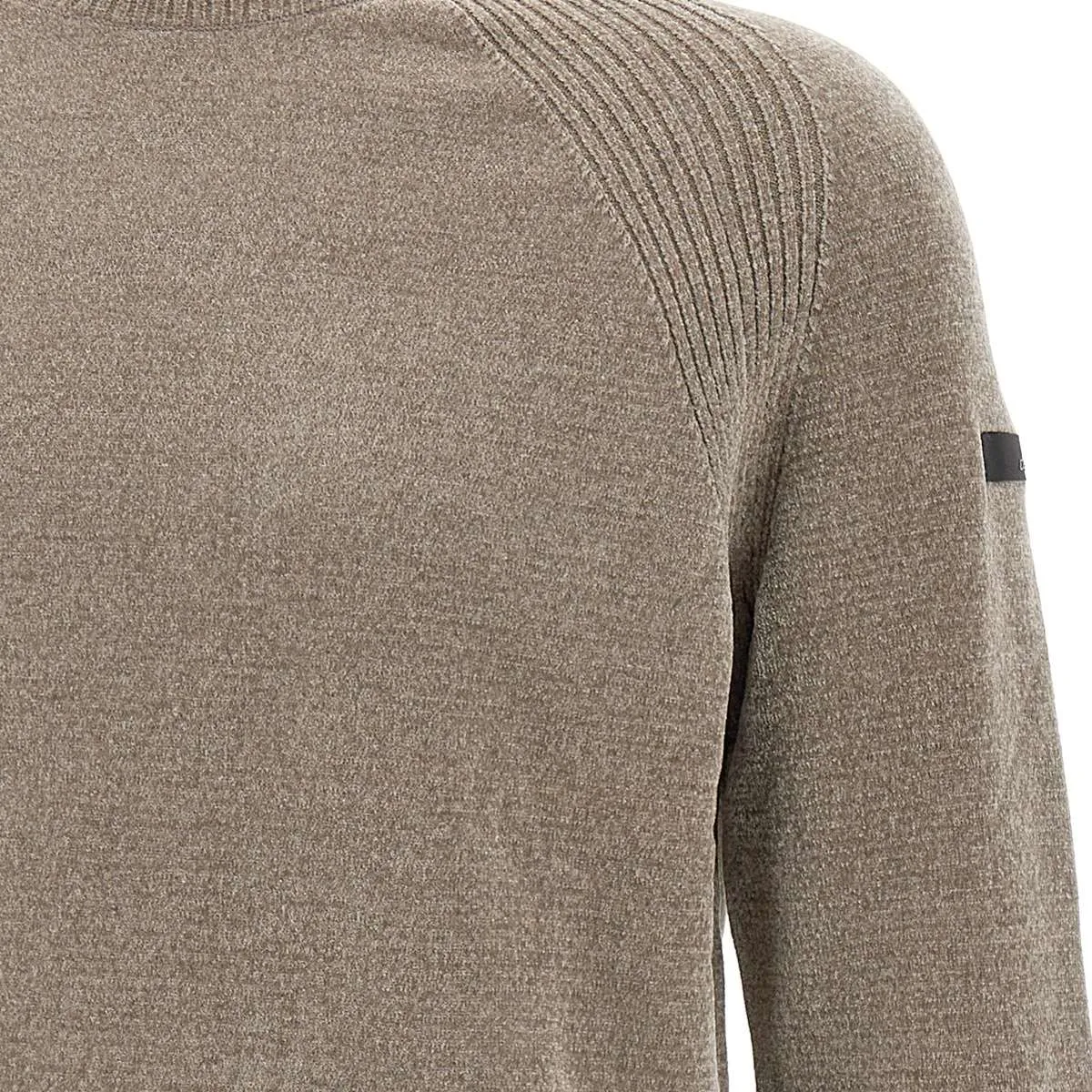 Velvet Effect Dove Gray Sweater