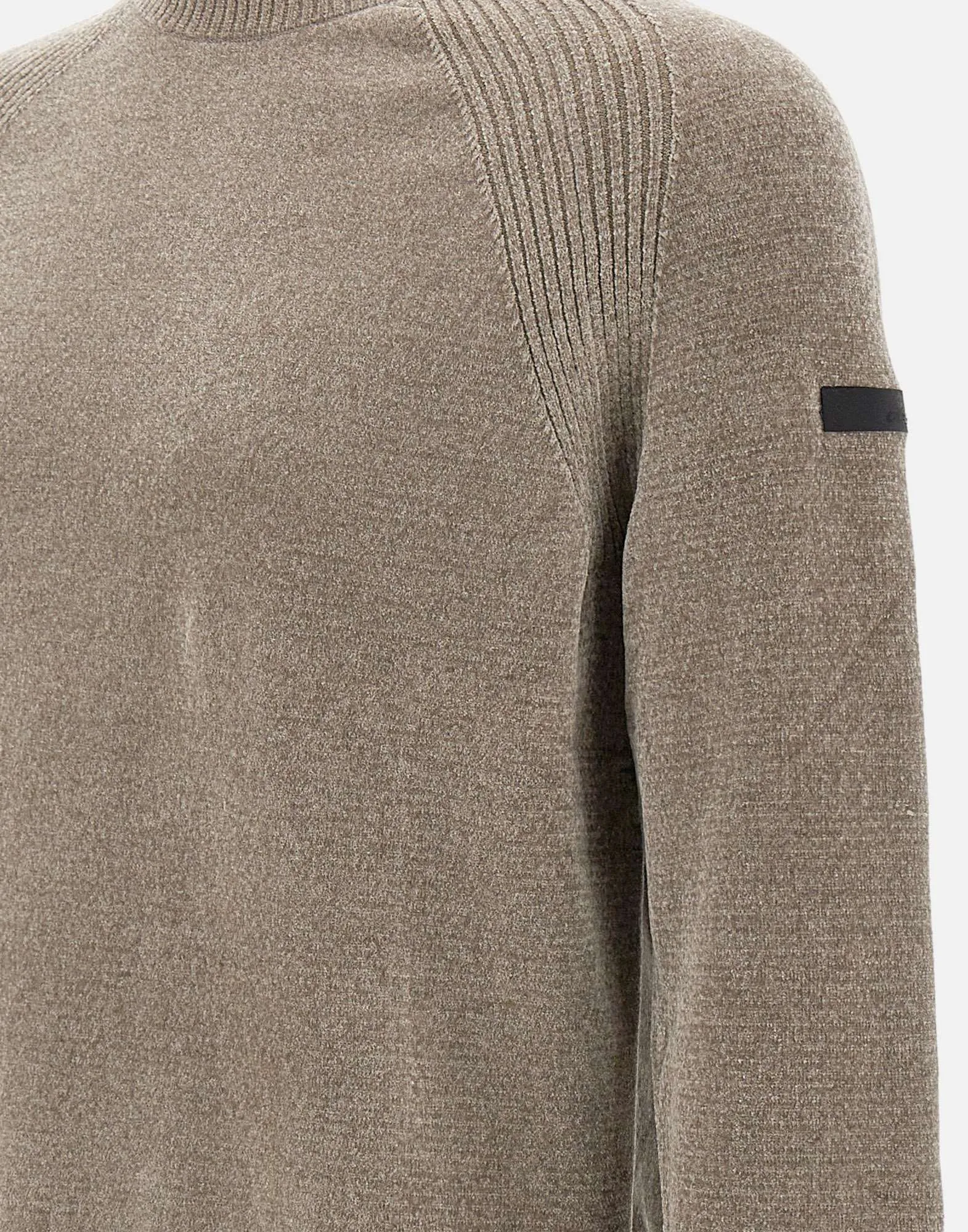 Velvet Effect Dove Gray Sweater