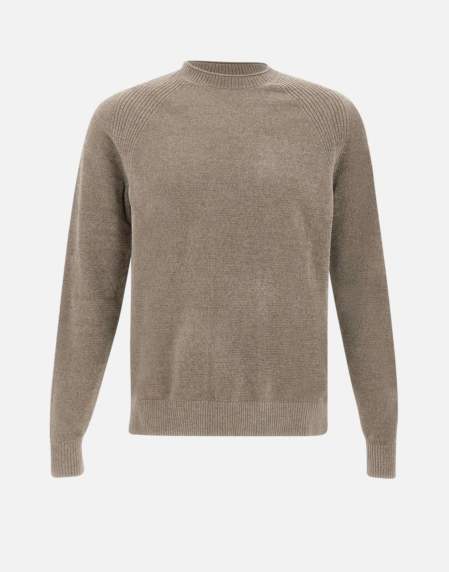 Velvet Effect Dove Gray Sweater