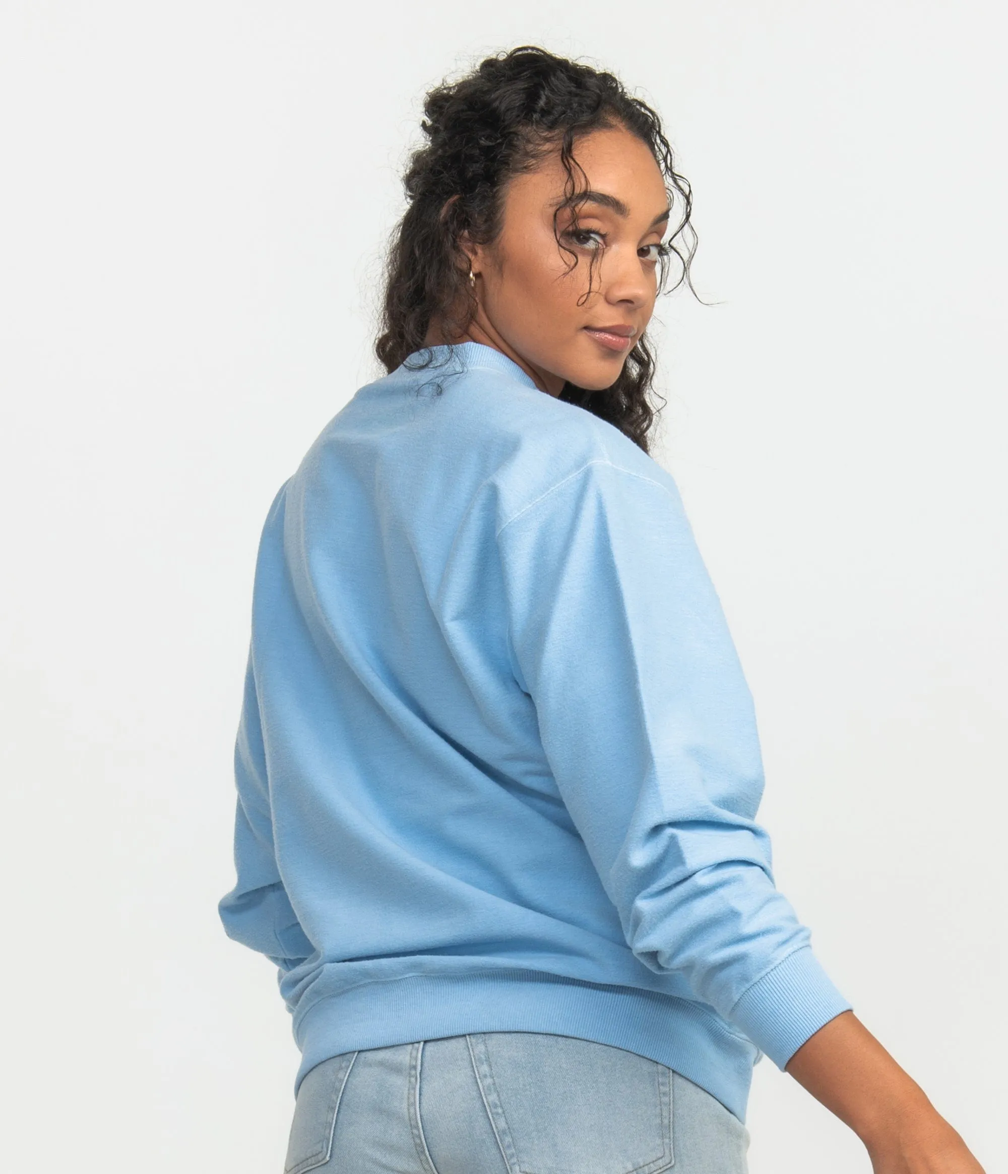 Washed Fleece Sweatshirt - Crystal Lake