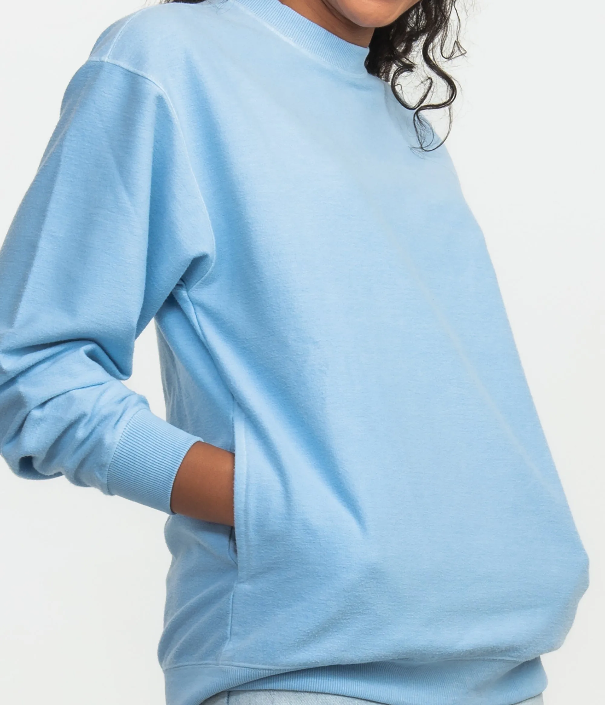 Washed Fleece Sweatshirt - Crystal Lake